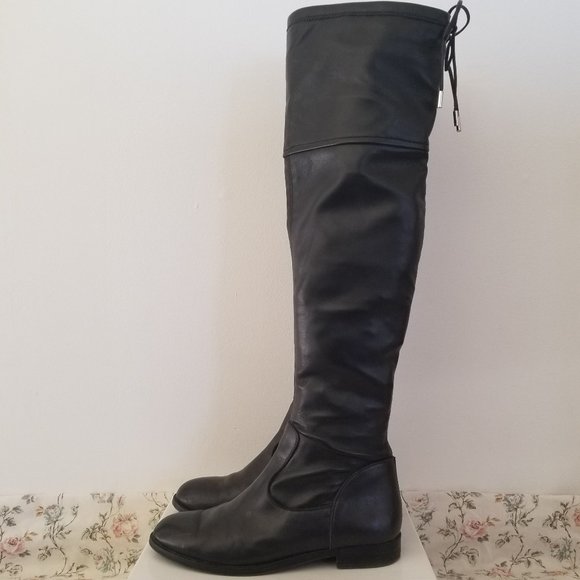 Anna Baiguera LEATHER Over the Knee Boots - Picture 2 of 15